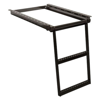 Buyers® - Retractable Ladder Two-Rung Truck Step with Non-slip Tread