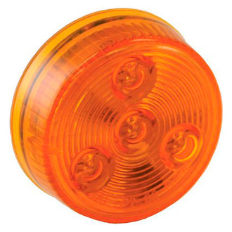 Buyers® - 2" Amber Round LED Clearance Marker Light Bars