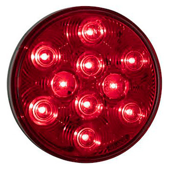 Buyers® - 4" Red Round LED Tail Light