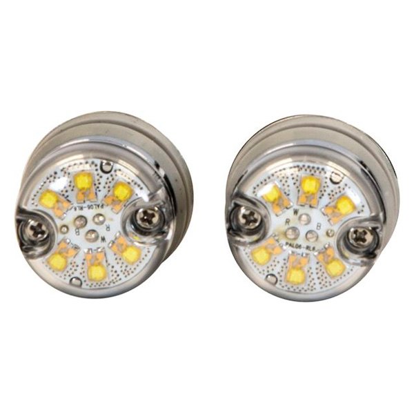 Buyers® - Bolt-On Mount Snap-in Amber LED Hideaway Strobe Light Kit