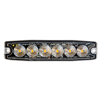 Buyers® - 5.14" Ultra-Thin Surface Mount Amber LED Strobe Light