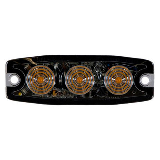 Buyers® - 3.5" Ultra-Thin Surface Mount Amber LED Strobe Light