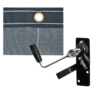 Buyers® - DTR Series Dump Tarp Roller Kit with Mesh Tarp