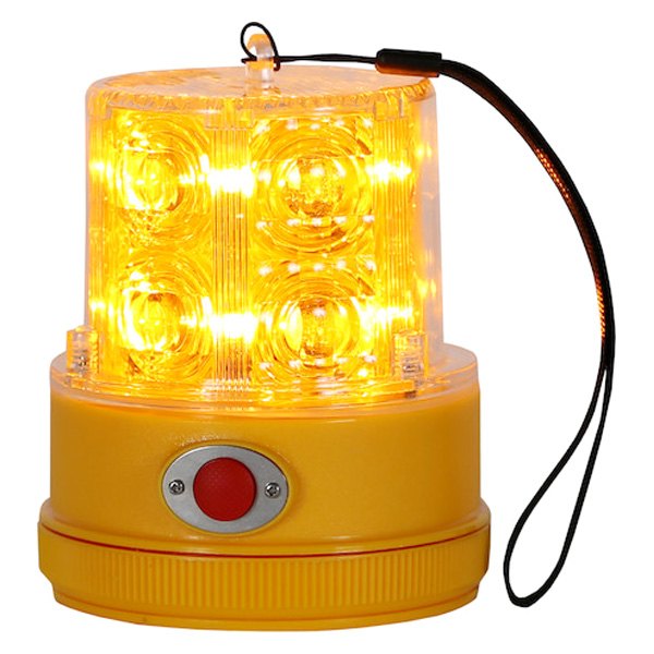 Buyers® - 4.75" Magnet Mount Portable Wireless Amber LED Beacon Light