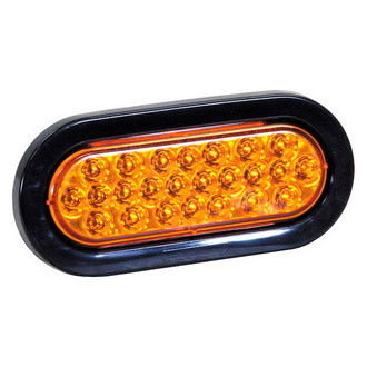 Buyers® - 6-1/2" Bolt-On Mount Amber LED Warning Light