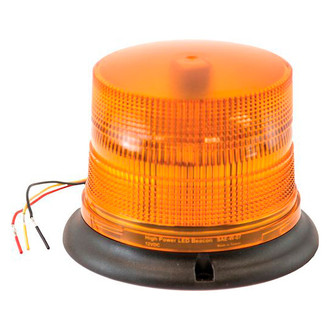 Buyers® - 4.875" Bolt-On Mount 15-Flash Amber LED Beacon Light