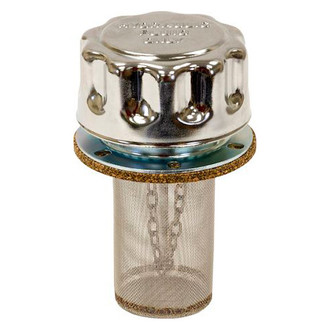 Buyers® - Chrome Filler Strainer Breather Cap Assembly