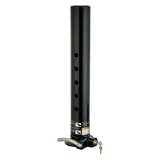 B&W Trailer Hitches® - Adjustable Round Defender Locking Gooseneck Coupler w/o Outer Tube for 2-5/16" Balls