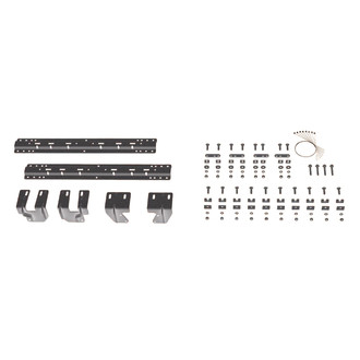 B&W Trailer Hitches® - 5th Wheel Mounting Rails with Quick Fit Custom Installation Brackets