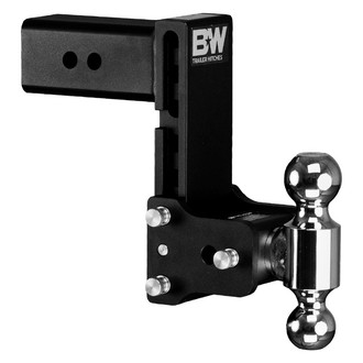 B&W Trailer Hitches® - Class 4 7" Drop / 7-1/2" Rise Black Dual Ball Mount for 3" Receivers