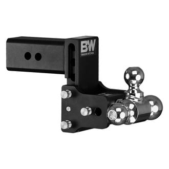 B&W Trailer Hitches® - Class 4 Tow & Stow Adjustable Tri-Ball Mount for 3" Receivers