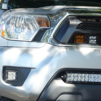 Cali Raised LED® - Fog Light Location Mounted 3"x2" 2x18W LED Light Kit