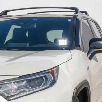 Cali Raised LED® - Hood Ditch Mounted Cannon Low Profile 3.5" 2x20W LED Light Kit