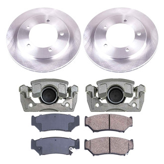 Callahan Brake Parts® - Plain Front Brake Kit with Calipers