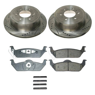 Callahan Brake Parts® - Drilled and Slotted Rear Brake Kit