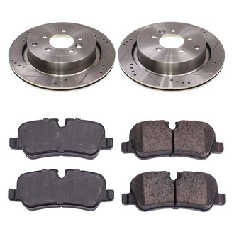 Callahan Brake Parts® - Drilled and Slotted Rear Brake Kit