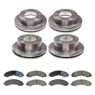 Callahan Brake Parts® - Drilled and Slotted Brake Kit