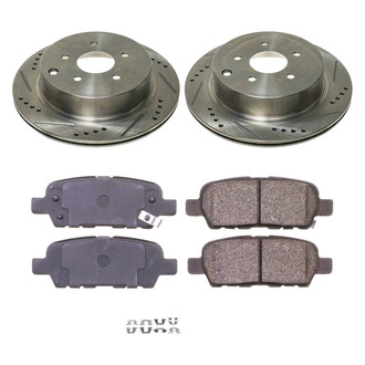 Callahan Brake Parts® - Drilled and Slotted Rear Brake Kit
