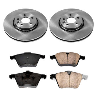 Callahan Brake Parts® - Plain Front Brake Kit