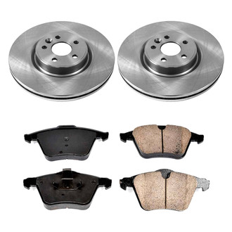 Callahan Brake Parts® - Plain Front Brake Kit