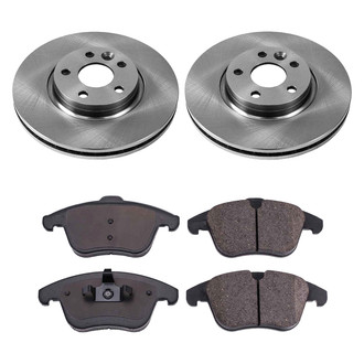 Callahan Brake Parts® - Plain Front Brake Kit