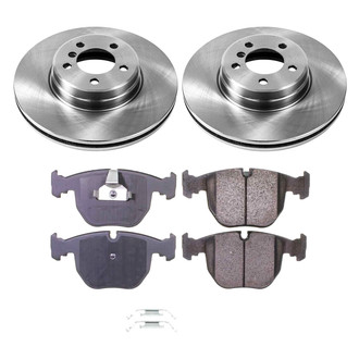 Callahan Brake Parts® - Plain Front Brake Kit
