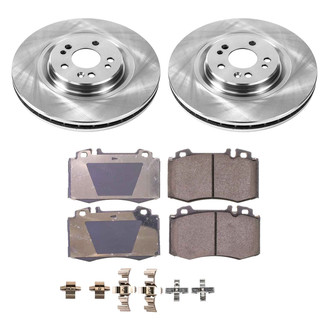 Callahan Brake Parts® - Plain Front Brake Kit
