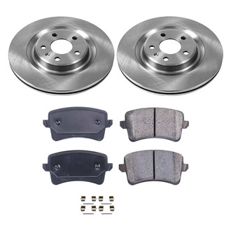 Callahan Brake Parts® - Plain Rear Brake Kit