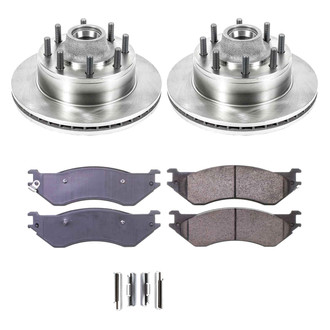 Callahan Brake Parts® - Plain Front Brake Kit