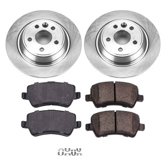 Callahan Brake Parts® - Plain Rear Brake Kit