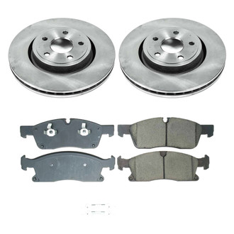 Callahan Brake Parts® - Plain Front Brake Kit