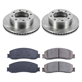 Callahan Brake Parts® - Plain Front Brake Kit