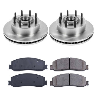 Callahan Brake Parts® - Plain Front Brake Kit