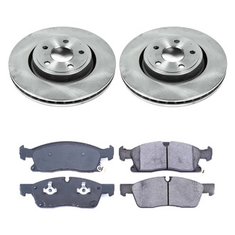 Callahan Brake Parts® - Plain Front Brake Kit