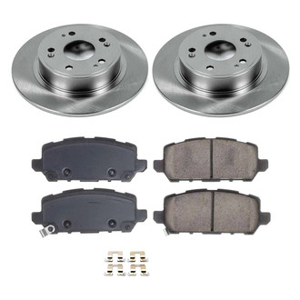 Callahan Brake Parts® - Plain Rear Brake Kit