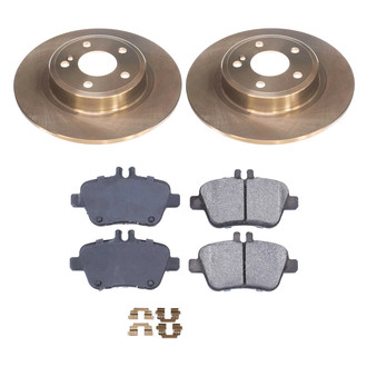 Callahan Brake Parts® - Plain Rear Brake Kit