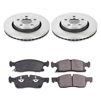 Callahan Brake Parts® - Plain Front Brake Kit