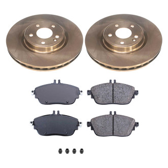 Callahan Brake Parts® - Plain Front Brake Kit