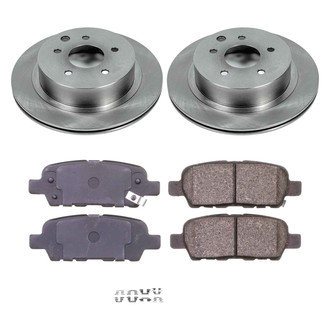 Callahan Brake Parts® - Plain Rear Brake Kit