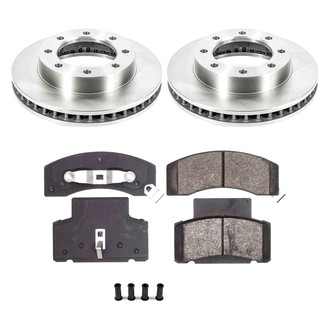 Callahan Brake Parts® - Plain Front Brake Kit