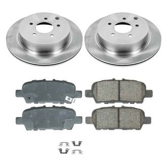 Callahan Brake Parts® - Plain Rear Brake Kit