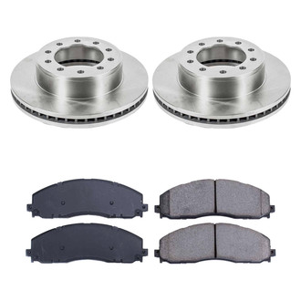 Callahan Brake Parts® - Plain Front Brake Kit