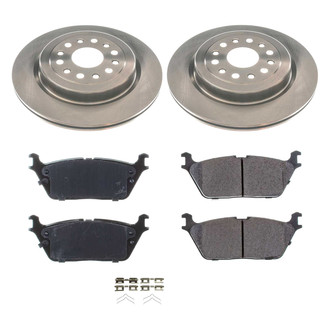 Callahan Brake Parts® - Plain Rear Brake Kit