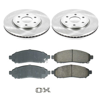 Callahan Brake Parts® - Plain Front Brake Kit