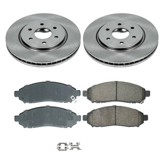Callahan Brake Parts® - Plain Front Brake Kit