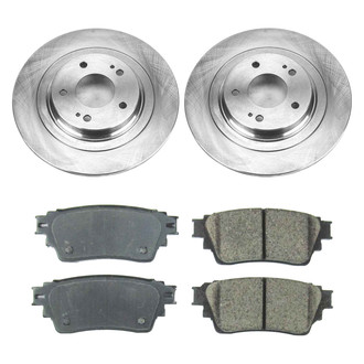 Callahan Brake Parts® - Plain Rear Brake Kit
