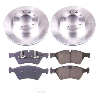 Callahan Brake Parts® - Plain Front Brake Kit