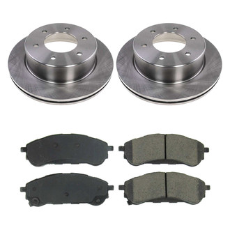 Callahan Brake Parts® - Plain Rear Brake Kit