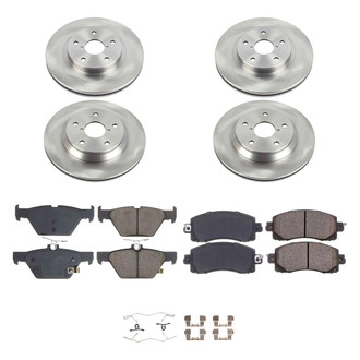 Callahan Brake Parts® - Plain Brake Kit