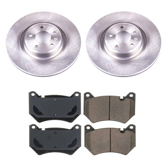 Callahan Brake Parts® - Plain Front Brake Kit